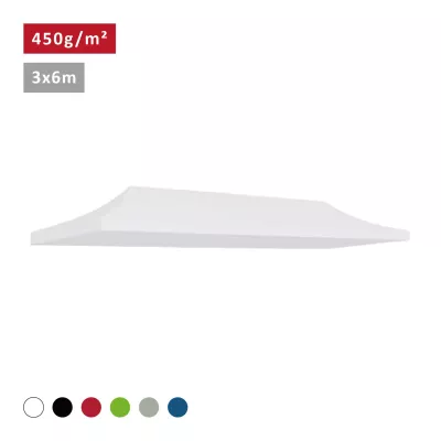 Bâche de toit 3x6m - 450g/m² Polyester-PVC Qualité Pro