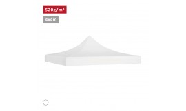 Bâche de toit 4x4m - 520g/m² 100% PVC