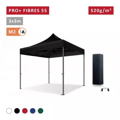 Barnum pro 3x3m Fibres de Verre 55mm - léger - XPTENT -  toit polyester pvc