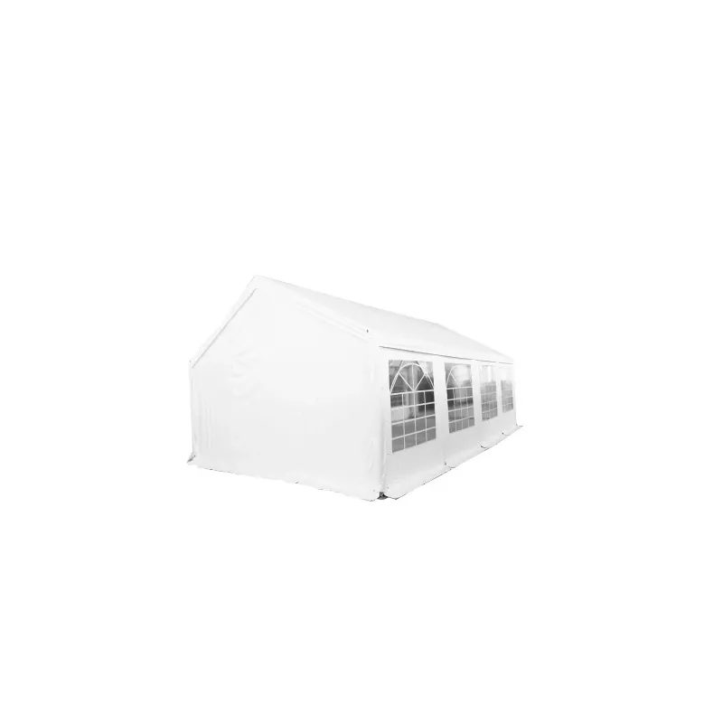 Tente de réception PRO 5x8m, PVC 500g/m², tubes 50mm, blanc ignifugé M2 – chapiteau résistant pour événements extérieurs