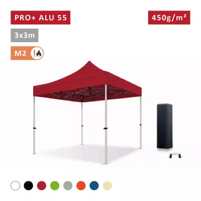 XPTENT - Barnum pliant PRO+ Alu 55mm 3x3m ● Très Solide, Haute Qualité