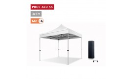 XPTENT - Barnum pliant PRO+ Alu 55mm 3x3m ● Très Solide, Haute Qualité