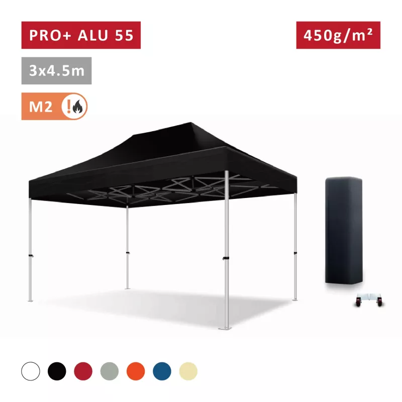 XPTENT - Barnum pliant PRO+ Alu 55 3x4,5m ● Très Solide, Haute Qualité