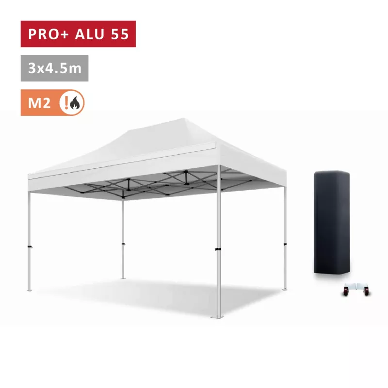 XPTENT - Barnum pliant PRO+ Alu 55 3x4,5m ● Très Solide, Haute Qualité