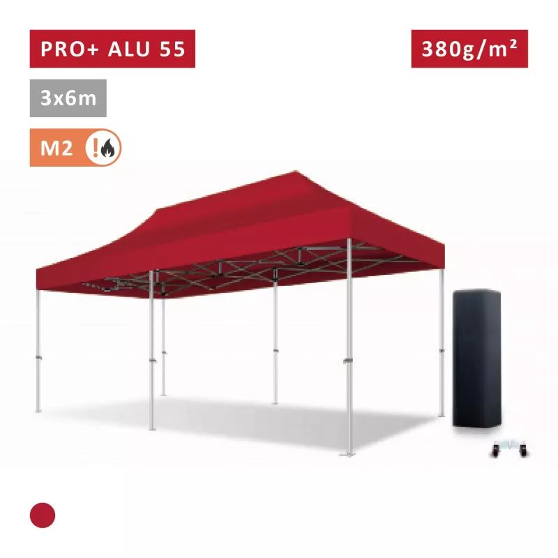 XPTENT - Barnum pliant PRO+ Alu 55mm 3x6m ● Très Solide, Haute Qualité