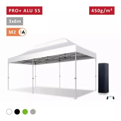 XPTENT - Barnum pliant PRO+ Alu 55mm 3x6m ● Très Solide, Haute Qualité