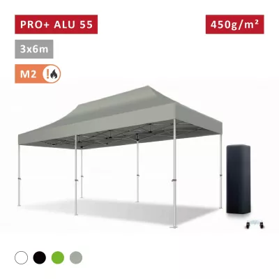 XPTENT - Barnum pliant PRO+ Alu 55mm 3x6m ● Très Solide, Haute Qualité