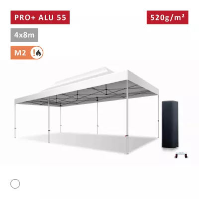 XPTENT - Barnum pliant PRO+ Alu 55mm 4x8m ● Très Solide, Haute Qualité