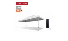 XPTENT - Tonnelle pliante PRO - Alu 45mm 4x8m ● Bâche 450g/m² Étanche