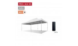 Barnum Pro Alu 45mm 4X6m - solide - Xptent - toit 450g/m2 polyester pvc