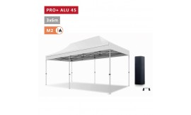 XPTENT - Tonnelle pliante PRO - Alu 45mm 3x6m ● Bâche 450g/m² Étanche polyester pvc