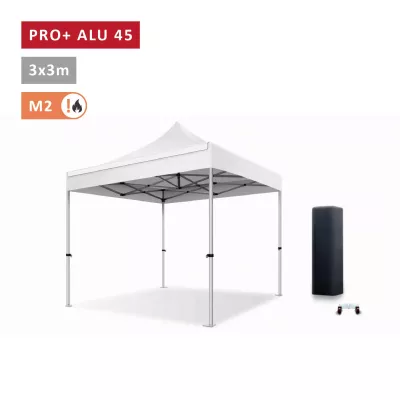 Faltzelt Pro - Alu 40mm 3x3 ● Faltpavillon, Marktzelt - XPTENT