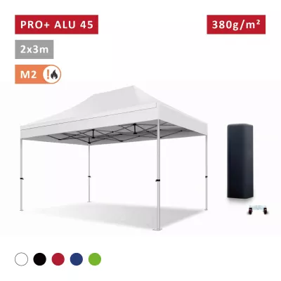 XPTENT - Tonnelle pliante PRO - Alu 45mm 2x3m ● Bâche 380g/m² Étanche