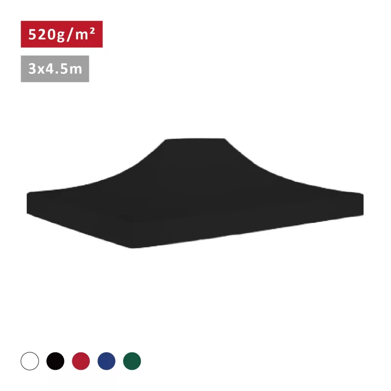 XPTENT - Bâche de toit 3x4,5m - 520g/m² pour Tente Pliante
