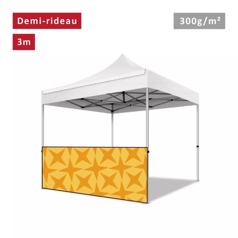Demi-rideau 300g/m² - Personnalisé