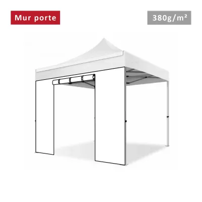 Mur porte 380g/m² Polyester-PVC