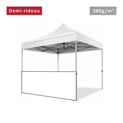 Demi-rideau 380g/m² pour Tente Pliante en Aluminium