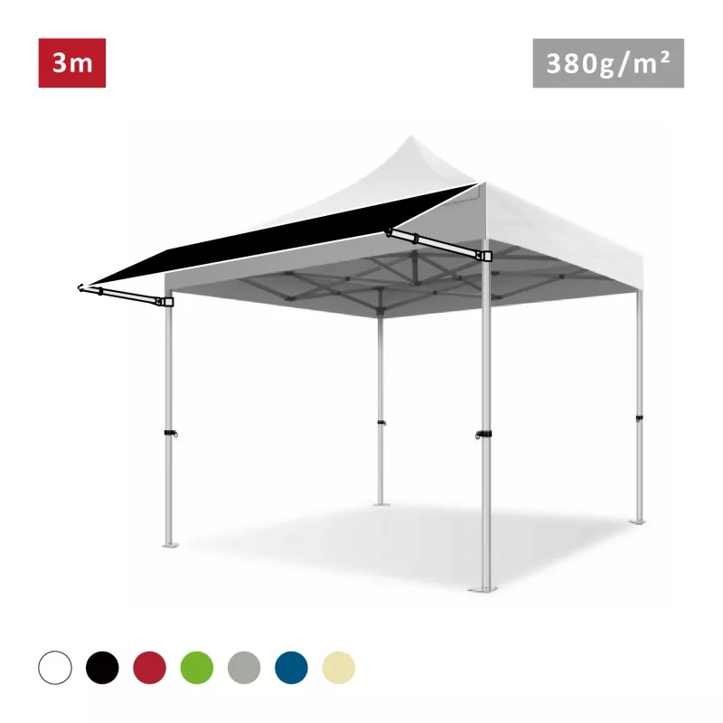 Extension Soleil 380g/m² pour Tente Pliante en Aluminium