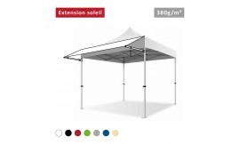 Extension Soleil 380g/m² pour Tente Pliante en Aluminium