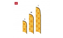 Oriflamme Publicitaire AILE - 3 Tailles Disponibles