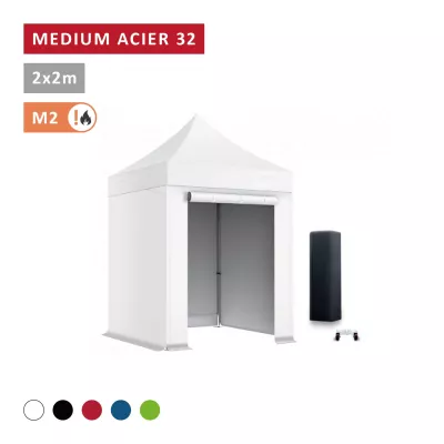 PACK Acier 32mm - 2x2 - Medium - Tente Pliante- Gazebo