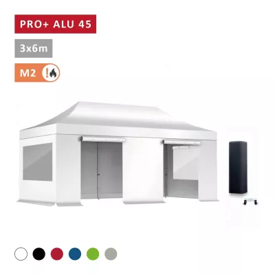 PACK Fenêtres Rideaux Barnum ALU 45mm 3X6m - solide - bâche 450g/m2