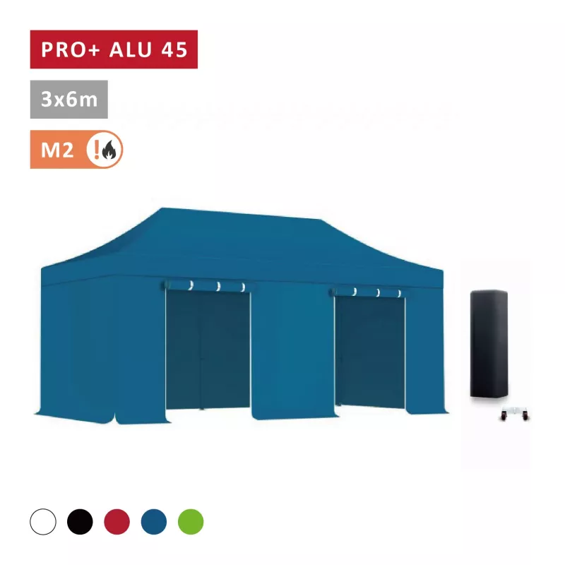 XPTENT - PACK Tonnelle pliante PRO - Alu 45mm 3x6m ● Bâche 450g/m²