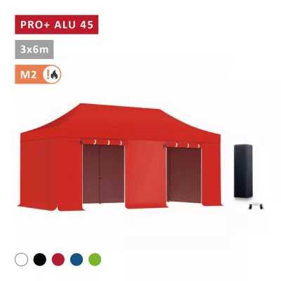 XPTENT - PACK Tonnelle pliante PRO - Alu 45mm 3x6m ● Bâche 450g/m²