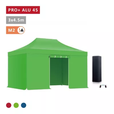 XPTENT - PACK Tonnelle pliante PRO - Alu 45mm 3x4,5m● Bâche 450g/m²