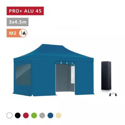 Pack fenêtres rideaux Barnum Pro Alu 45mm 3X4,5m - solide - toit 450g/m2