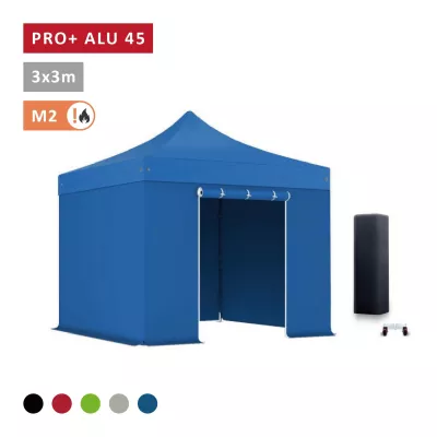 XPTENT - PACK Tonnelle pliante PRO - Alu 45mm 3x3m ● Bâche 450g/m²