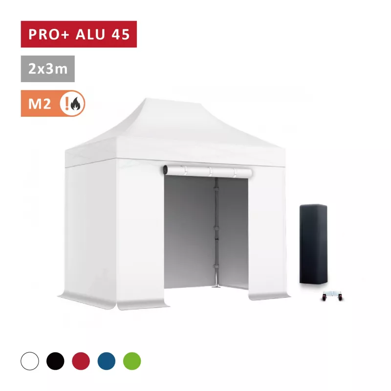 XPTENT - PACK Tonnelle pliante PRO - Alu 45mm 2x3m ● Bâche 380g/m²