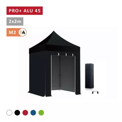 XPTENT - PACK Tonnelle pliante PRO - Alu 40mm 2x2m ● Bâche 300g/m²