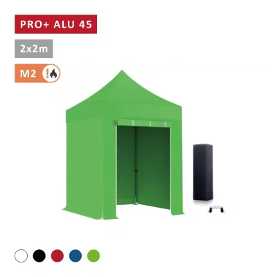 XPTENT - PACK Tonnelle pliante PRO - Alu 40mm 2x2m ● Bâche 300g/m²