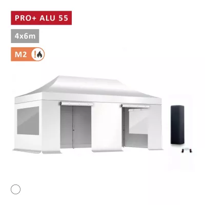 PACK Fenêtres Rideaux Barnum Alu 55mm 4X6m très solide - haute qualité