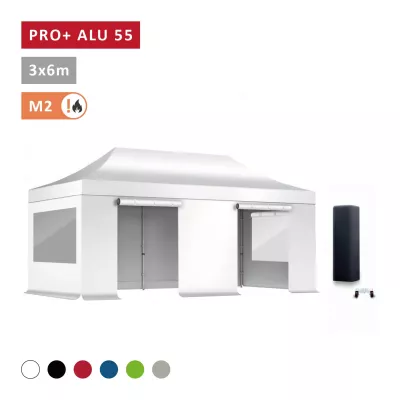 PACK Fenêtres Rideaux Barnum Alu 55mm 3X6m - haute qualité