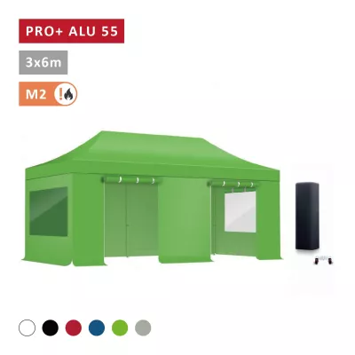 PACK Fenêtres Rideaux Barnum Alu 55mm 3X6m - haute qualité