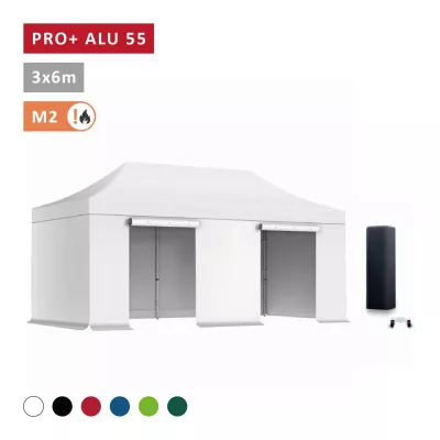 XPTENT - PACK Barnum pliant PRO+ Alu 55mm 3x6m ● Solide, Haute Qualité