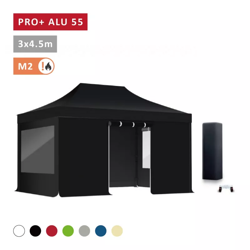 PACK Fenêtres Rideaux Barnum Alu 55mm 3X4,5m