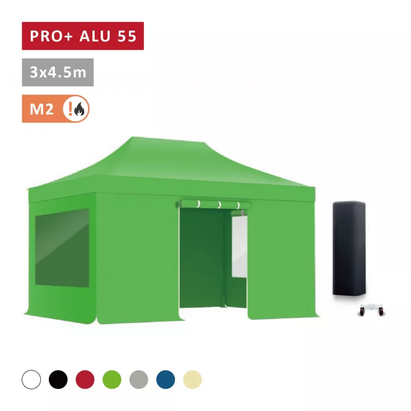 PACK Fenêtres Rideaux Barnum Alu 55mm 3X4,5m