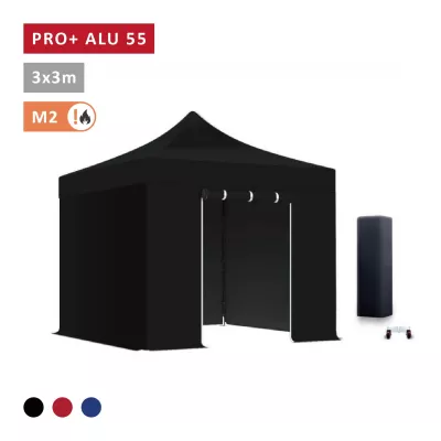 XPTENT - PACK Barnum pliant PRO+ Alu 55mm 3x3m ● Solide, Haute Qualité