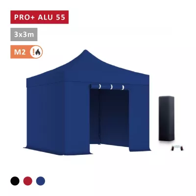 XPTENT - PACK Barnum pliant PRO+ Alu 55mm 3x3m ● Solide, Haute Qualité
