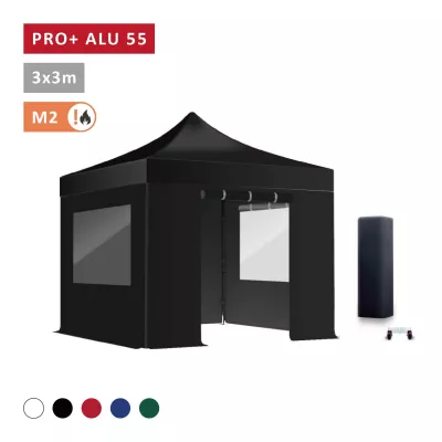XPTENT - Barnum pliant PRO+ Alu 55mm 3x3m ● Très Solide, Haute Qualité