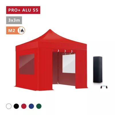 XPTENT - Barnum pliant PRO+ Alu 55mm 3x3m ● Très Solide, Haute Qualité