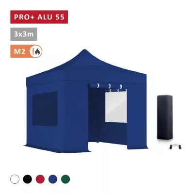 XPTENT - Barnum pliant PRO+ Alu 55mm 3x3m ● Très Solide, Haute Qualité