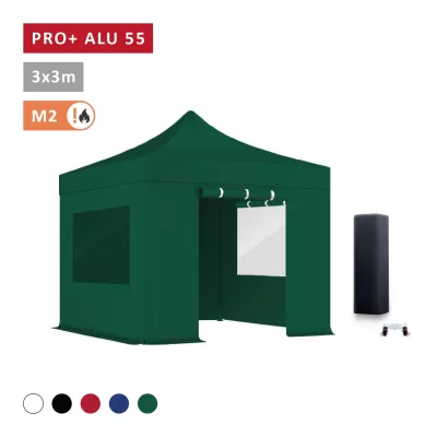 XPTENT - Barnum pliant PRO+ Alu 55mm 3x3m ● Très Solide, Haute Qualité