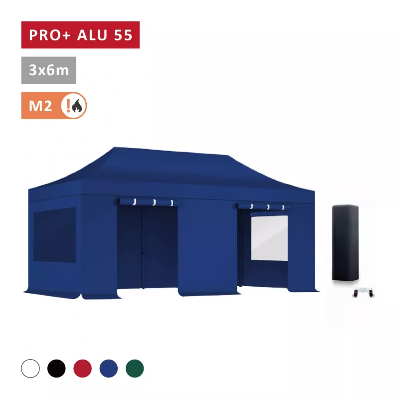 PACK Fenêtres Rideaux Barnum Alu 55mm 3X6m - haute qualité
