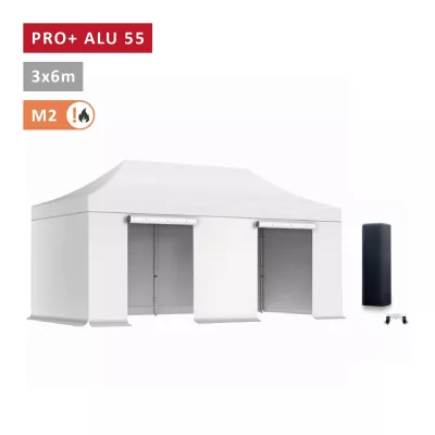 XPTENT - PACK Barnum pliant PRO+ Alu 55mm 3x6m ● Solide, Haute Qualité