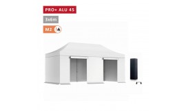 XPTENT - PACK Tonnelle pliante PRO - Alu 45mm 3x6m ● Bâche 450g/m²