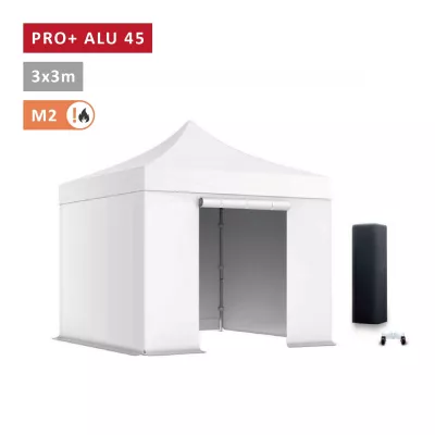 Faltzelt Pro - PACK Alu 40mm 3x3 ● Faltpavillon, Marktzelt - XPTENT